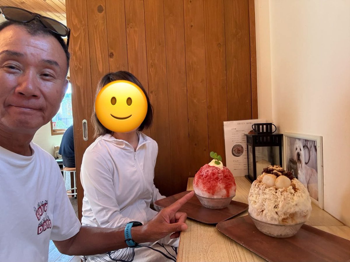 tabo0719's tweet photo. リクエストで海へ🏖️
予想より天気が良く満喫*\(^o^)/*
お昼は、まるわ食堂🕛🍽️
営業していたのでかき氷🍧も😋

#海水浴
#長者ヶ崎海岸
#まるわ食堂
#ひなたカフェ https://t.co/57jJoczEg7