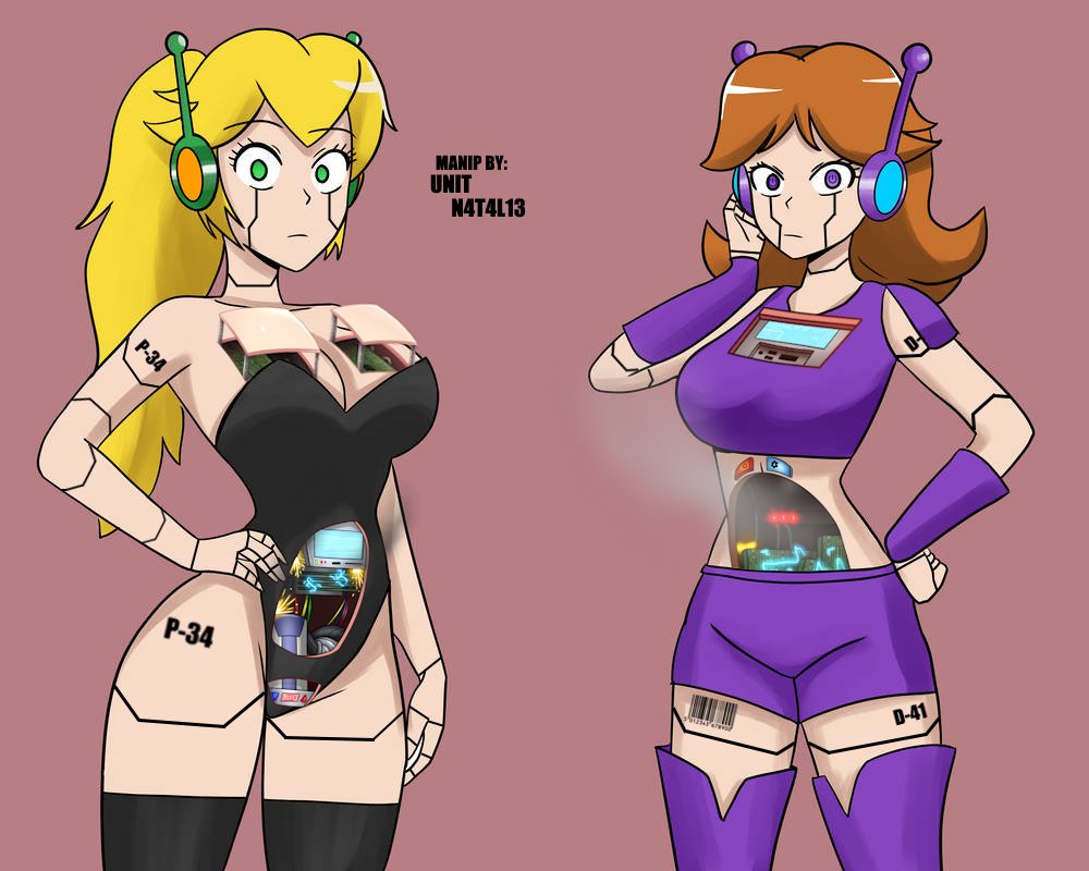 Fembot_N4T4L13's tweet photo. #Fembot sisters! https://t.co/uYCkI48smA