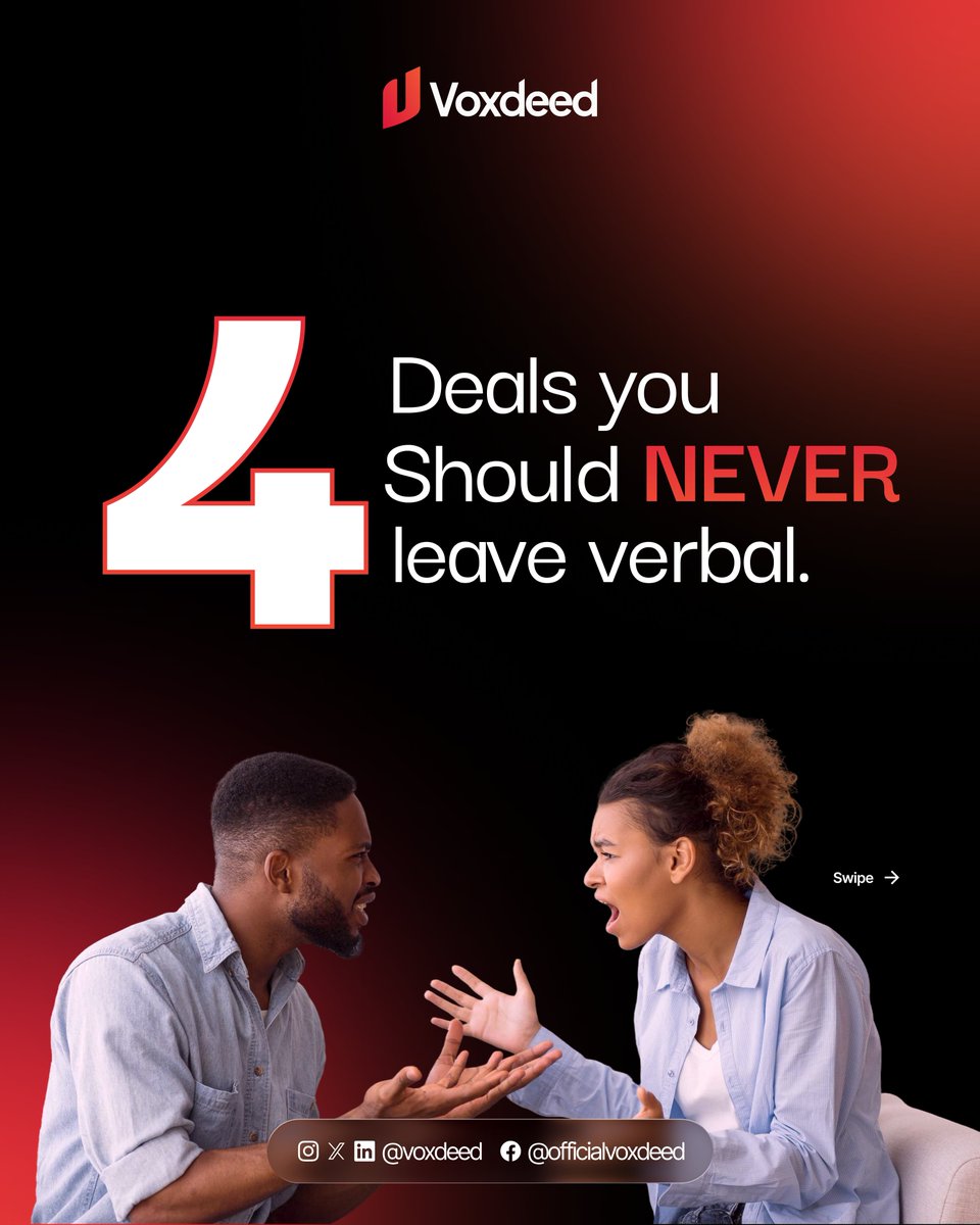 voxdeed's tweet photo. 🔖 Save this before your next business deal.

How many have you done?

Let's be honest… #3 got most of us.

That's why we're building VoxDeed.
Currently on private beta and are looking for investors and partners that can help push voxdeed forward. https://t.co/gJvZLeH7G0