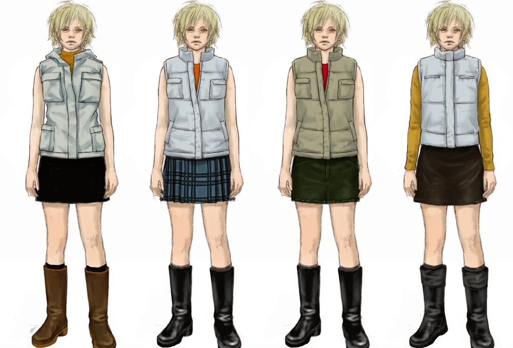 PlayStalgiaX's tweet photo. Silent Hill 3 Heather concept art https://t.co/jefLJJGYha