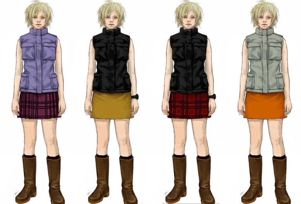 PlayStalgiaX's tweet photo. Silent Hill 3 Heather concept art https://t.co/jefLJJGYha