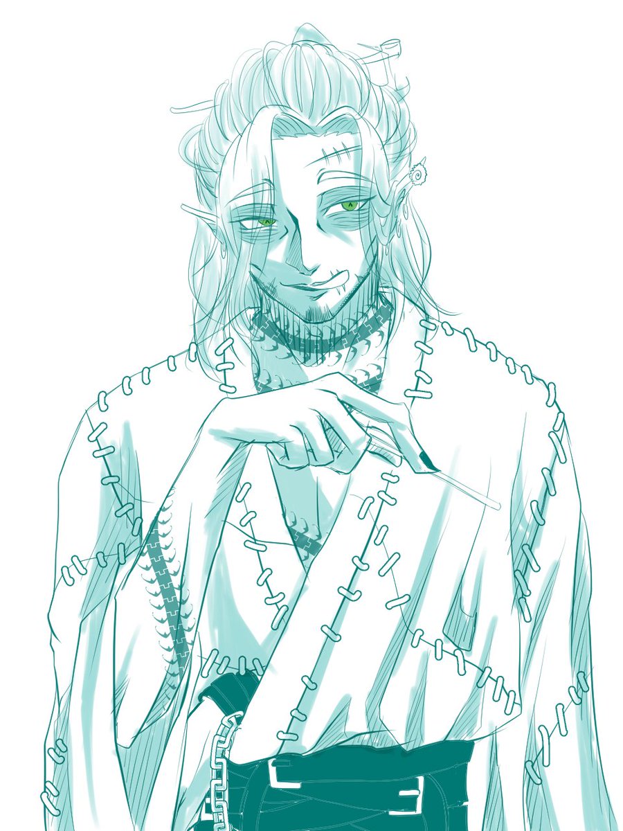 TAMAOinT's tweet photo. 昨日のやつ気に食わなかったから、描き直した(·▷．) https://t.co/95s0kOBq1S