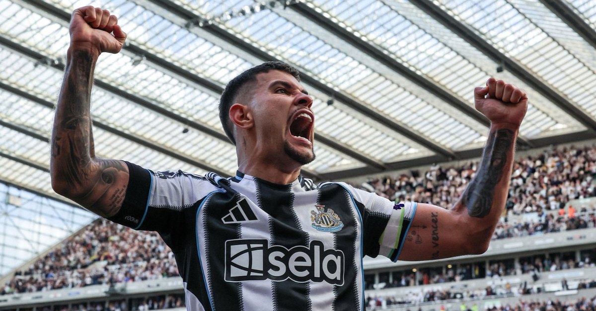 NUFCBlogcouk's tweet photo. Losing Bruno hurts, and it feels like a sad end, but the man deserves applause, not abuse, when he returns.

He threw himself into the city/project with his family mid-relegation battle, brought passion and a fierce will to win, 63 goal involvements in 195 games, two Champions League campaigns and one trophy in a four-year stint.

The best midfielder I've seen at Newcastle United, a warrior on the pitch and an infectious character who'll be sorely missed.

Thank you, @brunoog97 🇧🇷 🖤🤍

#NUFC #AFC