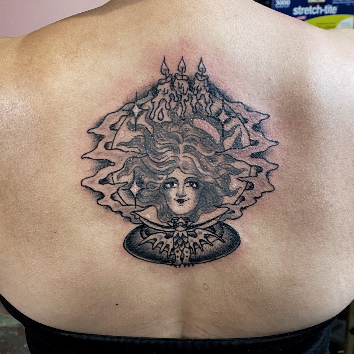 JVP_CRTS's tweet photo. The haunted mansion is my favorite attraction at Disneyland also I love making Disney inspired tattoos &amp; chatting about it https://t.co/TP3u1poVdU