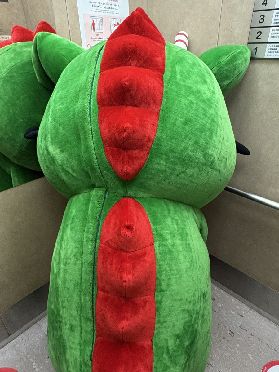 tsurugashima's tweet photo. つるゴン、エレベーターくらい余裕でしょ❓
そう思いますよね。
けど以下の点について、チェックが必要だそうです😁

▪️横幅チェック
▪️しっぽチェック
▪️方向転換時の周りの人との距離チェック

さらに他のことにも気を配ってそうじゃないですか⁉️

今日もお疲れ様でした✨ https://t.co/kR6XaheWwL