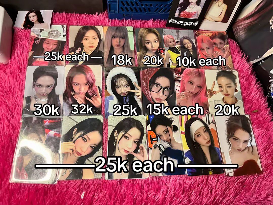lagibeuuu's tweet photo. #s wts babymonster &amp; ive

🍒 splitpay / full oren (adm28%)
🍒free pack 3k untuk pc album 5k
🍒bisa qris
🍒 not for sensibuyers
🍒dom jateng
🍒bisa kondi
🍒bisa proof

asa chiquita ruka rora wonyoung leeseo yujin jennie rd ina #baemonsell #ivesell https://t.co/erDMW7d6wt