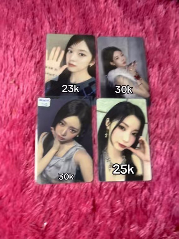 lagibeuuu's tweet photo. #s wts babymonster &amp; ive

🍒 splitpay / full oren (adm28%)
🍒free pack 3k untuk pc album 5k
🍒bisa qris
🍒 not for sensibuyers
🍒dom jateng
🍒bisa kondi
🍒bisa proof

asa chiquita ruka rora wonyoung leeseo yujin jennie rd ina #baemonsell #ivesell https://t.co/erDMW7d6wt