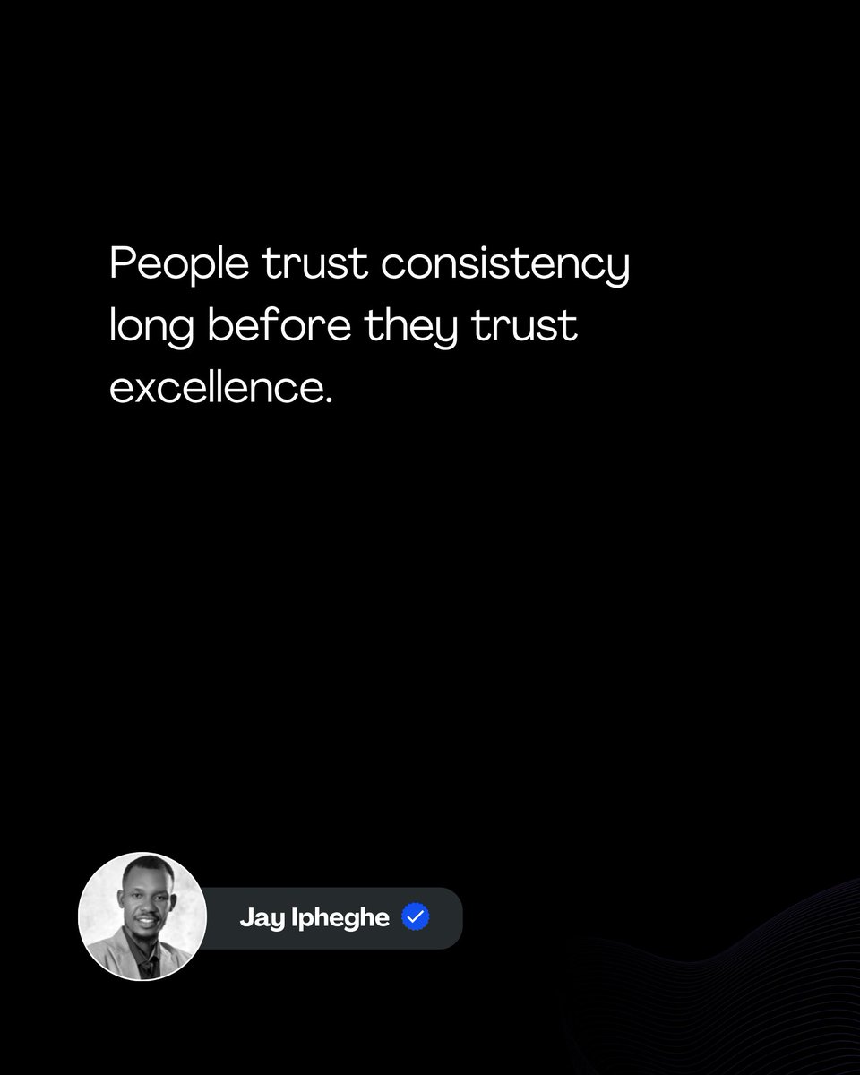 jayipheghe's tweet photo. You don't have to impress people once. You need to show up often enough that they remember you.
.
.
.
#JayUnfiltered #Business #Marketing https://t.co/mQSyDH1nbY