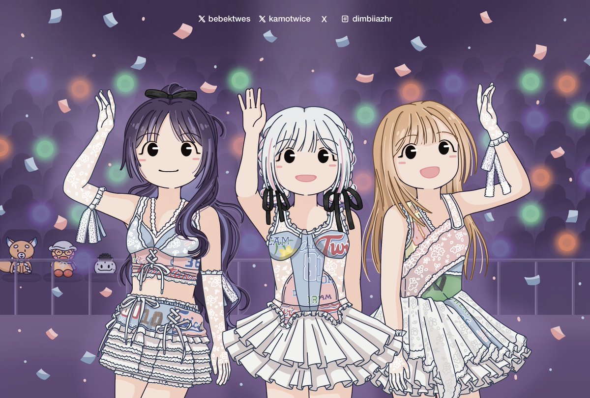 bebektwes's tweet photo. 「気にしないで、自分に say it “I’m so proud of you!”」

🐙🐰🦊’s Confetti, thank youuu!❤️ @dimm_azhr 

#超かぐや姫 https://t.co/y2gp84Wqmc