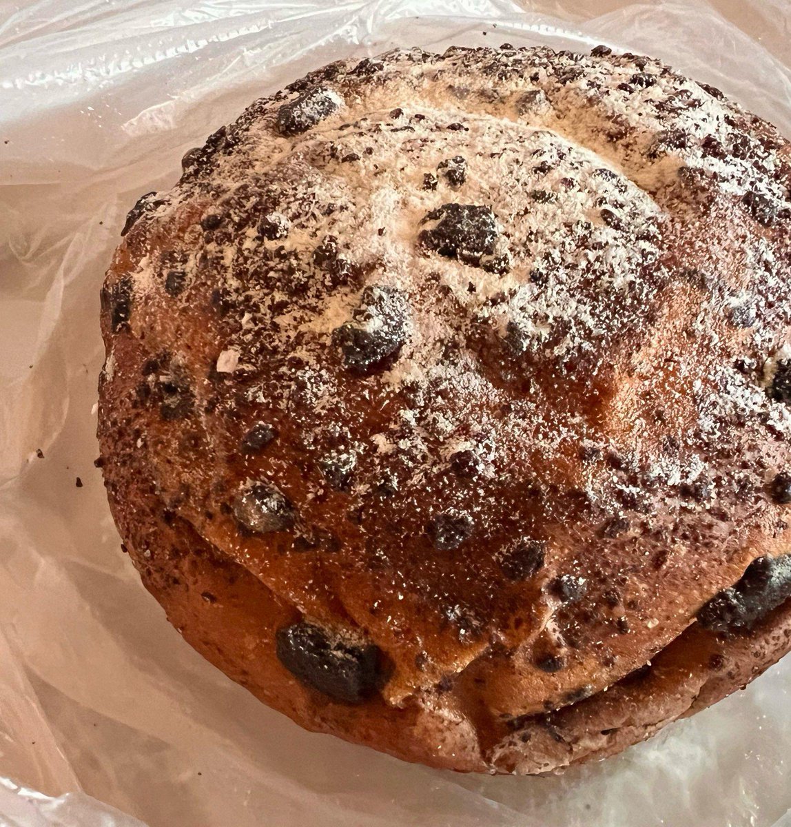 Raj01699174's tweet photo. Just pulled the fluffiest vanilla sour cream muffins out of the oven—smell is taking over the whole apartment, and the crumb topping Chef’s kiss  #BakingJoy https://t.co/8SRZuEiKLJ
