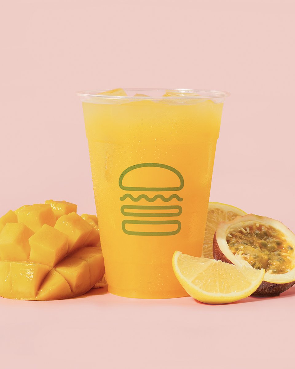ShakeShack_Ph's tweet photo. Passionate about lemonade? Meet your new favorite hyper-fixation: our limited-edition Mango Passionfruit Lemonade!

Shack-made lemonade blended with tropical mango and passionfruit purée. Sweet, tart, and totally irresistible. https://t.co/7jItCOUMq3