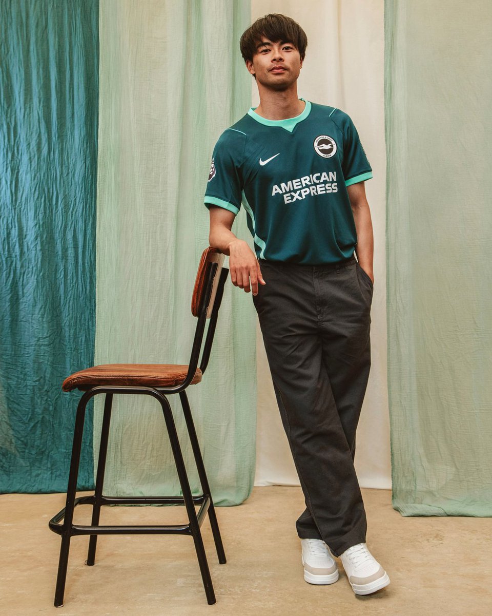OfficialBHAFC's tweet photo. King Kaoru in our 26/27 @NikeFootball third kit! 🇯🇵💫