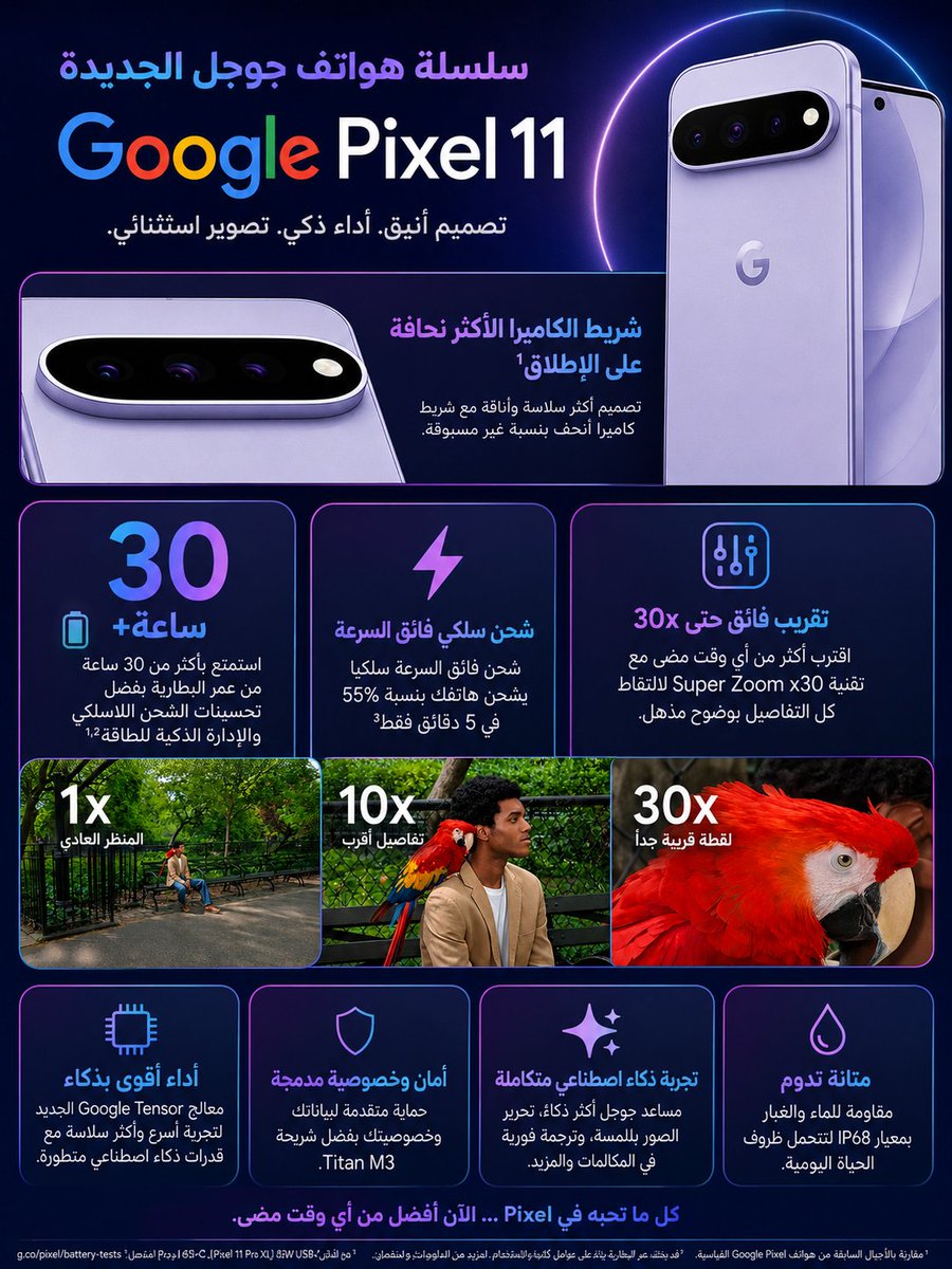 drbeel_techno's tweet photo. #Google
المزيد من التسريبات لمنتجات جوجل الجديدة #PixelWatch5 و #Pixel11Fold و #Pixel11 القادمة في 12 أغسطس الجاري .
يتبع https://t.co/OW7hblb2O4