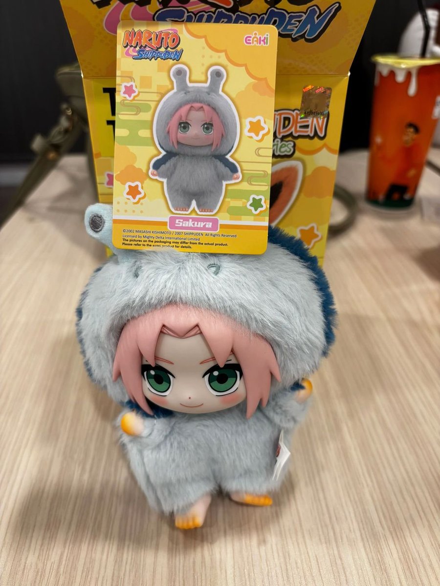 candddIee's tweet photo. Wts Naruto labubu eaki v1 Sakura. 235k Unseal &amp; New. Bisa split pay di toktok / manual. 🍊 belum bisa karena ekspedisi jauh dari rumah better manual (belum include ongkir). #warunganime #labubunaruto #warungnaruto https://t.co/oIrjHHt7X0