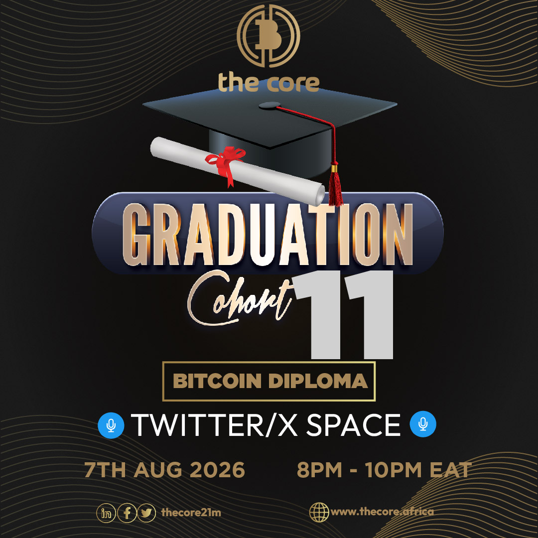 thecore21m's tweet photo. 🎉 THE CORE - COHORT 11 ONLINE GRADUATION IS HERE! 🎓⚡️

We are excited to invite you to our 11th Online Graduation this Thursday, August 7th, 2026! 🚀

Join us in celebrating the incredible students of Cohort 11 who dedicated their time, energy, and focus over 24 sessions to understand the fundamentals of the #Bitcoin Network. From grinding through chapter quizzes to conquering comprehensive evaluation tests, these graduands have put in the real work!

This is just the beginning of their journey to active participation and open-source contribution in the #Bitcoin ecosystem. We encourage each of them to keep pushing the boundaries of their self-guided learning.

We welcome the entire global community to tune into our X Space, hear key updates about our platform’s mission, and celebrate this monumental achievement with Cohort 11! 🔥

📊 Check out our metrics and see what we’ve built over the last 2 years and 10 months:

https://t.co/0zZ3MNB2CJ

1/5