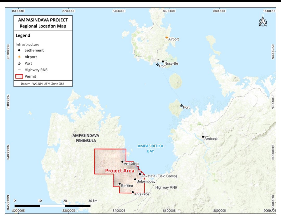 Madagascar24now's tweet photo. 🇲🇬 Madagascar is gaining global attention.
The Ampasindava Rare Earth Project, backed by the United States, could make the island an important supplier of critical minerals for clean energy and advanced technology.
#Madagascar #RareEarths #Economy https://t.co/OY1NaQ6ScV