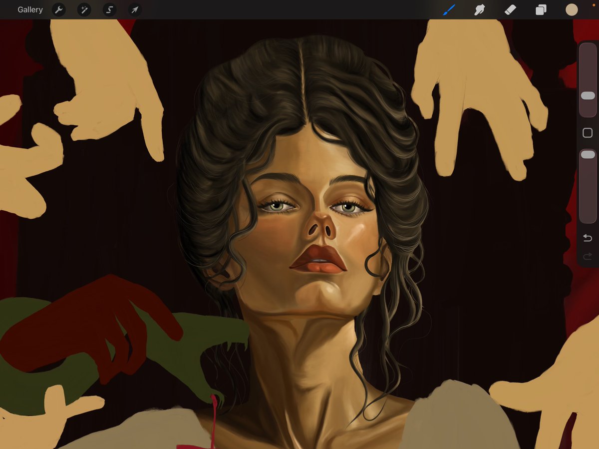 samin_theartist's tweet photo. Still working on her…
The eyes are almost there.
That quiet, knowing acceptance.
Progress.
#lastsupper https://t.co/x77CRz0PQI