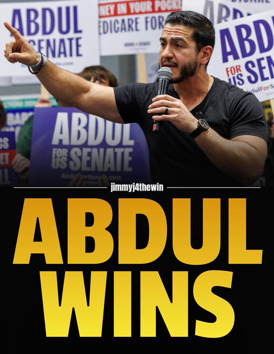 rulajebreal's tweet photo. Un vero e proprio terremoto politico nel Michigan, uno degli Stati che hanno consegnato la vittoria a Trump alle ultime elezioni presidenziali.
Stanotte Abdul El-Sayed, arabo-americano, musulmano, progressista e da sempre schierato contro il genocidio a Gaza e la potente lobby israeliana, ha vinto nonostante un'enorme mobilitazione di risorse contro la sua candidatura.
I gruppi di pressione filo-israeliani hanno speso circa 62 milioni di dollari nel tentativo di sconfiggerlo. Ma i cittadini americani continuano a scegliere candidati progressisti pacifisti che non vogliono che le loro tasse finanzino il genocidio e l’occupazione militare israeliana. 

L'Establishment dei due partiti dovrebbe iniziare ad ascoltare e comprendere questo tsunami politico.

L'ennesima conferma che Zohran Mamdani e il movimento dei progressisti pacifisti americani, contrari al genocidio in corso in Palestina e alle guerre infinite, rappresentano oggi la vera alternativa a un sistema politico marcio che, per troppi cittadini, continua a essere percepito come ostaggio di interessi consolidati e di una politica estera coloniale, criminale, militarista e bellicista.