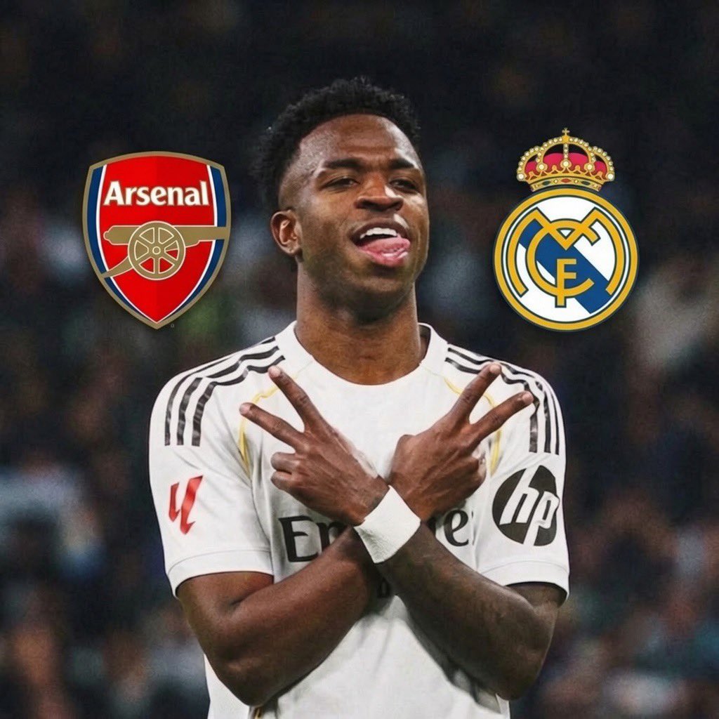 Boluwatiiffee's tweet photo. 🚨🗣️ Fabrizio Romano on Vinícius Jr.’s contract situation with Real Madrid:

“Real Madrid offered Vinícius Jr. a new contract worth €22 million per season until 2031, with the club retaining 50% of his image rights, but the proposal was rejected by the player.”

“Vinícius is asking for €30 million per season and close to 100% of his image rights, similar to the agreement Kylian Mbappé received.”

“Arsenal are prepared to offer Vinícius those same terms, and the two parties have already reached an agreement.”

“However, Real Madrid are not giving up. The club will hold a direct meeting with the player tomorrow in an attempt to reach an agreement.”

“If Real Madrid and Vinícius Jr. fail to reach an agreement, the club will be forced to listen to offers this summer rather than risk losing him for free next summer.”
