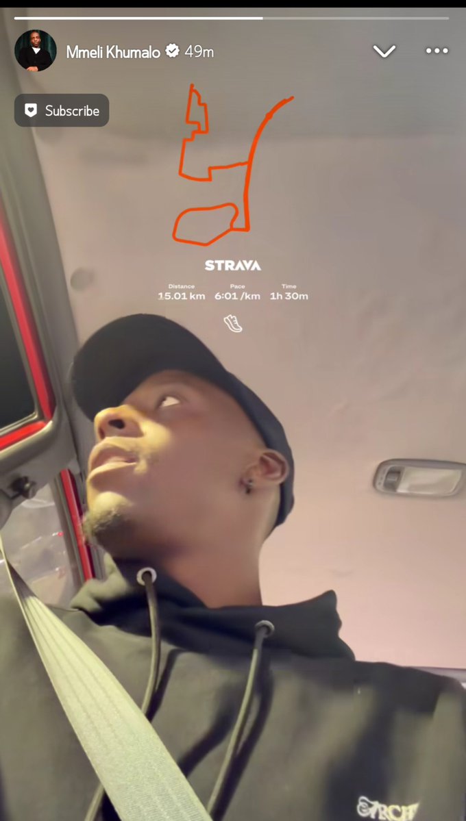 ReignMorgan3's tweet photo. Our Super athlete @mmeliofficial
Did 15km in one &amp; half hours 🔥🔥🔥💯💯
 
Yooooo only runners understand this milestone 🤌🔥💯💯💯👏👏

DEAR MMELI KHUMALO  
WE RIDE WITH MMELI KHUMALO  
#MmeliKhumalo https://t.co/9VzxOPtl3n