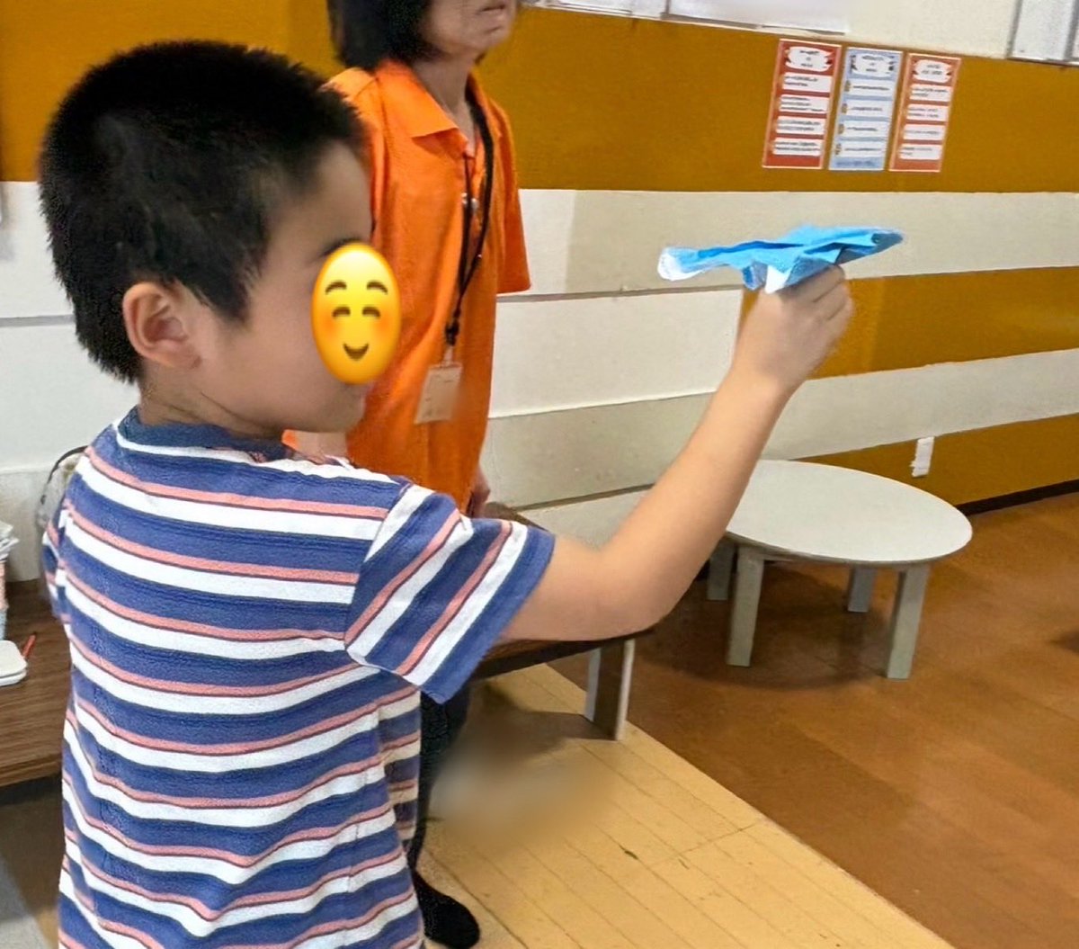 firstdream_01's tweet photo. 🍀瑞江教室🍀
2026.8.5(水)
 『紙飛行機を遠くに飛ばそう』
折り紙で紙飛行機を作りました✈️折り方を工夫し作り方の手順を確認しながら出来上がった飛行機を遠くまで楽しみながら飛ばしてみました‼️

▽ファーストシーンドリームの詳細はこちら！
https://t.co/7OfXFOGmjV
  
#放デイ #工作 https://t.co/iSbrU8AHOe
