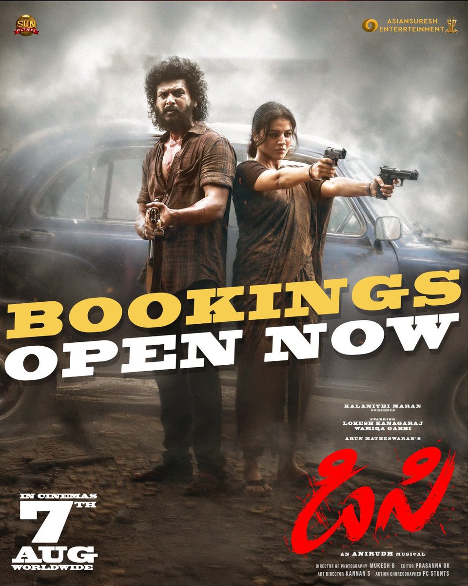 Gambheeera's tweet photo. Telugu States lo #DC bookings opened 

Anirudh Mass rampage Loading 🔥 https://t.co/R8vo66GOvY