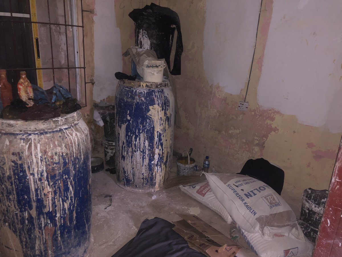 DavidElijah_'s tweet photo. Abeg, I need help. 💔🙏
I'm a student in Owerri, Imo State. These photos show where I sleep.
I stay in a paint factory and sleep on the bare concrete floor.
I'm not asking for money. I only need a place to stay, a bed, or a mattress.
Please repost. 🙏 https://t.co/yxaBUOlFPS