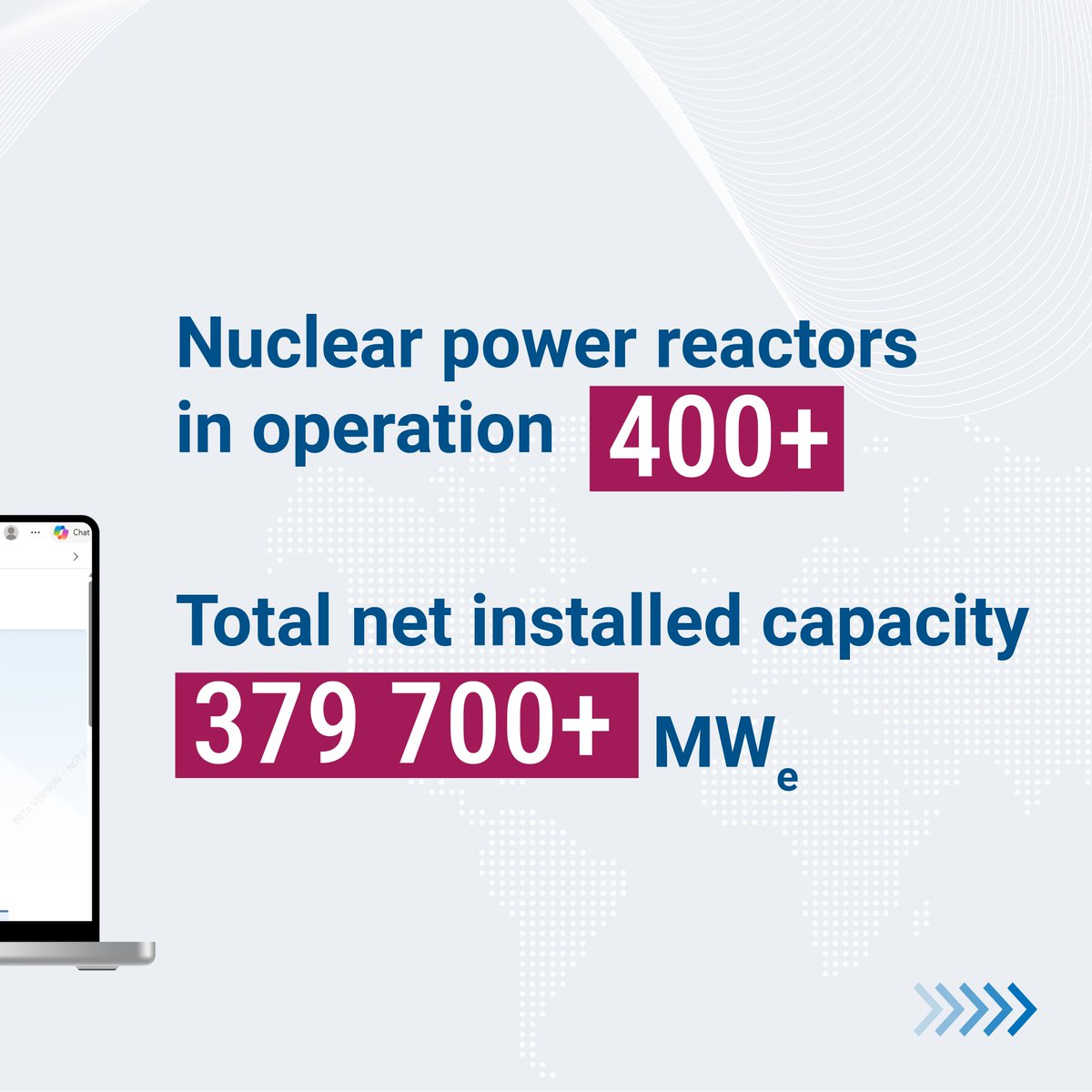 iaeaorg's tweet photo. 📢 The @iaeaorg's Power Reactor Information System (#PRIS) has a new look!  

PRIS is the world's most comprehensive source of nuclear power reactor data, and it now offers new ways to access, explore and analyze nuclear power information from around the world.