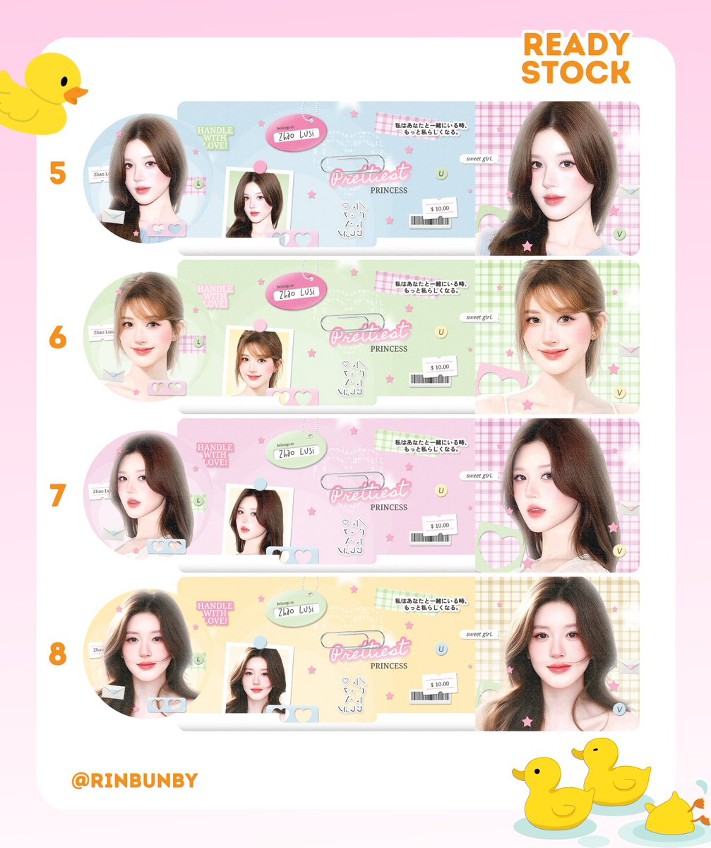 rinbunby's tweet photo. boleh bantu repostnya? tysm 

    shera kembali membawa ready stock layout actress go younjung dan zhao Lusi⭐ dengan harga https://t.co/TlgVuTDCXm 🥢 dapat dijemput ke dm iaa<3  free retext! 

#bealanja https://t.co/0vLrTgY5qG