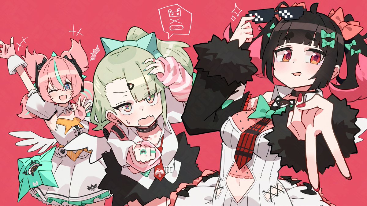 KatsuPainter's tweet photo. はい❗️チーズ❣
＃ゼンゼロ　＃妄想絵ンジェル https://t.co/2KWjLJMB96