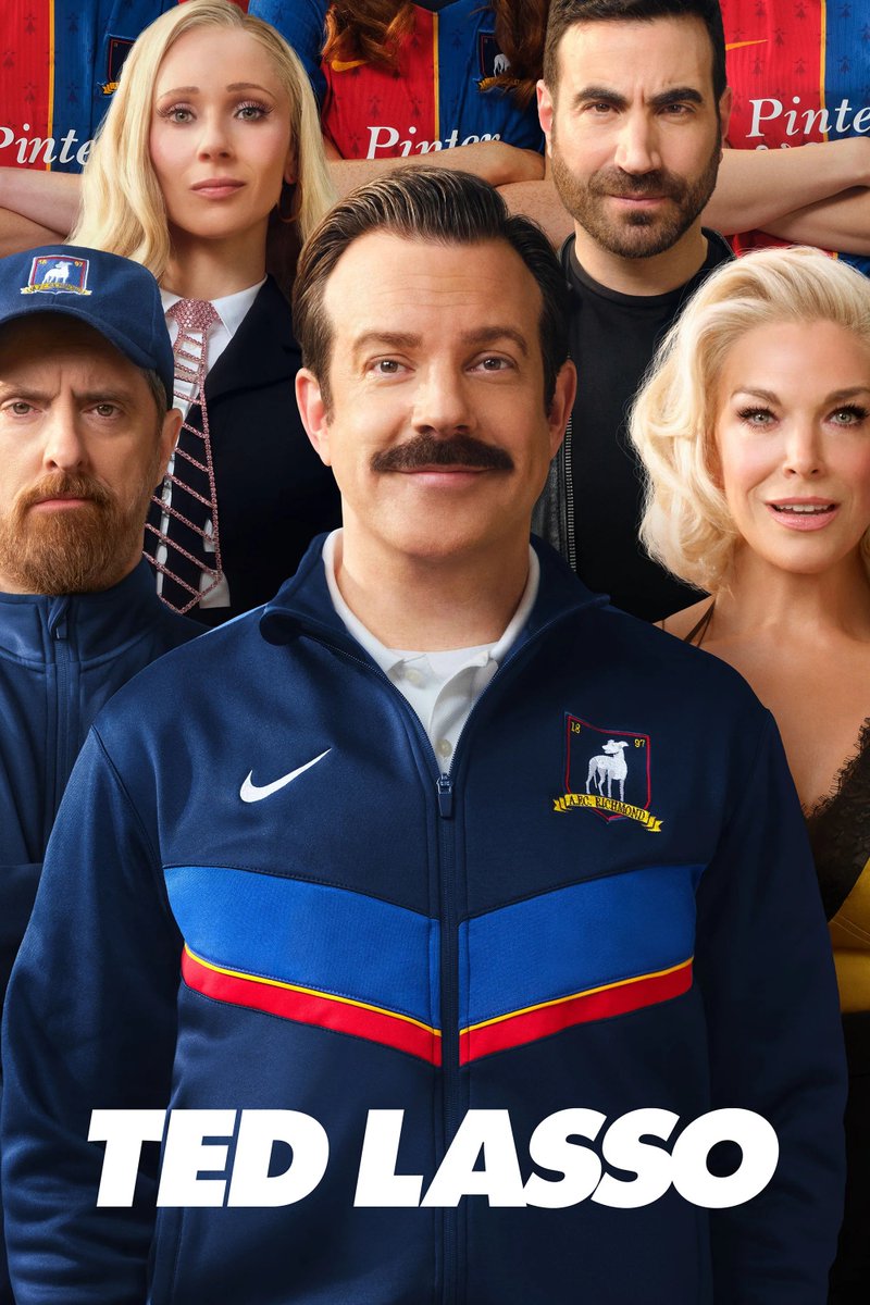 sitcomcrave's tweet photo. Season 4 of 'Ted Lasso' has officially premiered today, marking its return after a three-year break.

Now Streaming on Apple TV