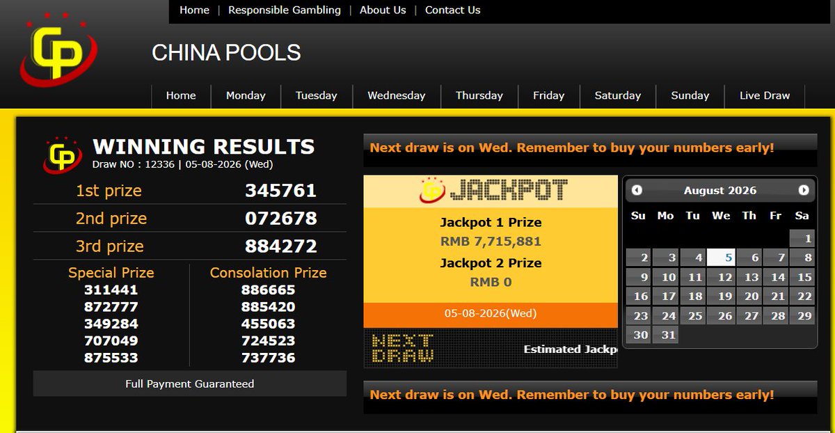 realtotobet's tweet photo. Selamat Sore,
Berikut result untuk Pasaran China hari ini adalah :
Result : 345761
Shio : KUDA 
Selamat kepada para pemenang !
Link Resmi : www[.]chinapools[.]asia (Akses VPN)
#Totobet #ResultChina #BTTH https://t.co/ONotnaLNlL