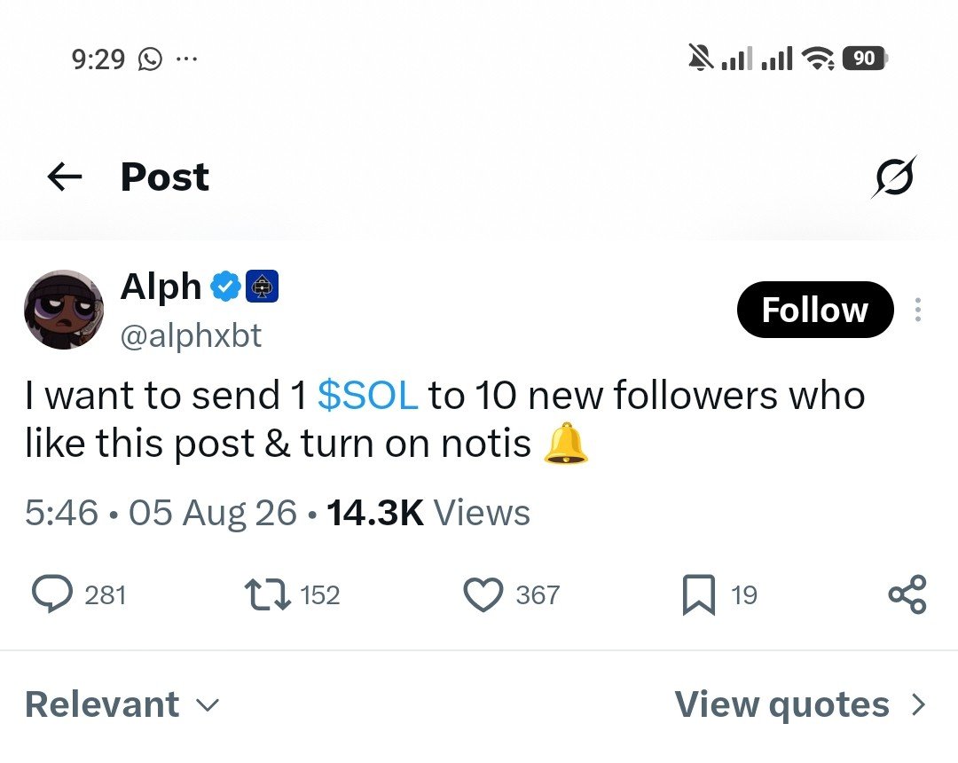 Fenny_On's tweet photo. @alphxbt One of the new followers

GvhSL6A3793jpeeKyMSmd4KMgd1K6EaVJPkNj8Gdb1BU https://t.co/cIOhZMyqS8