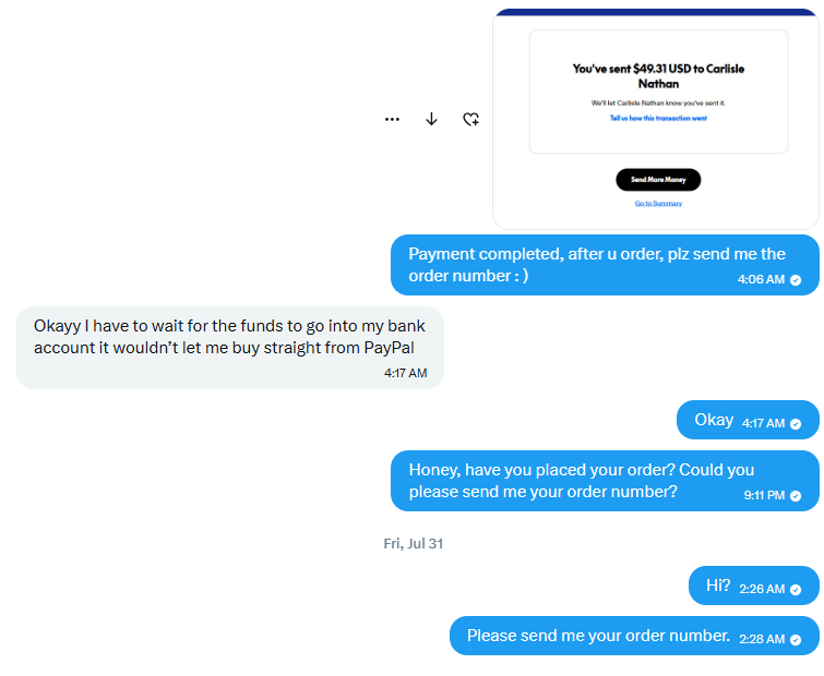 Mattyxckhr's tweet photo. Attention all merchants and fellow businesses! @puppy_knox is a despicable scammer. Please protect your money.

#dildo #freesextoy #sextoys #Amazonreview #sextoy #sex #Adulttoys #Lovense #sexualknowledge https://t.co/JlqCFQiIFi