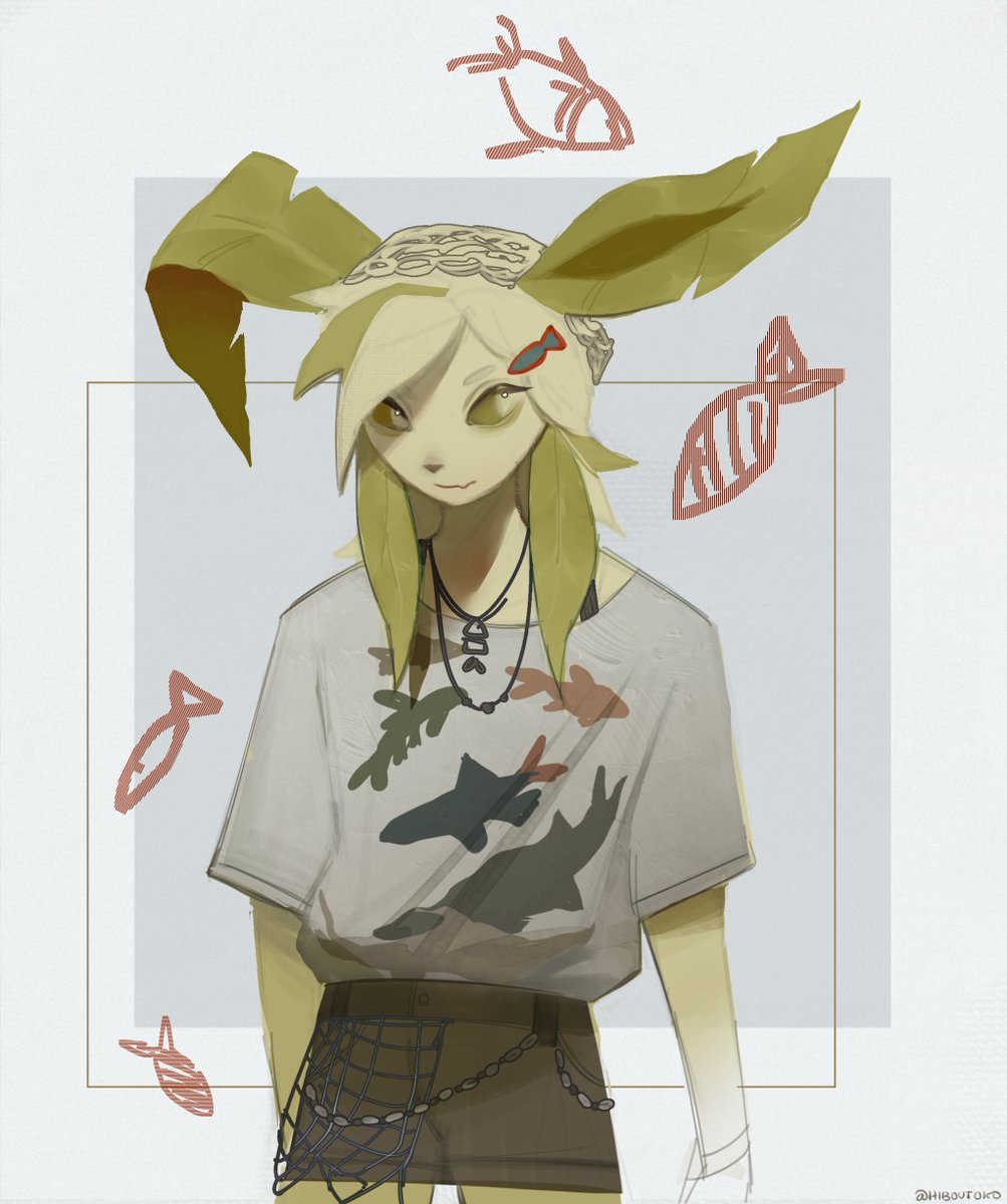 hiboutoko's tweet photo. thing before bed #pokemonart #leafeon https://t.co/dKf8WMaOlk