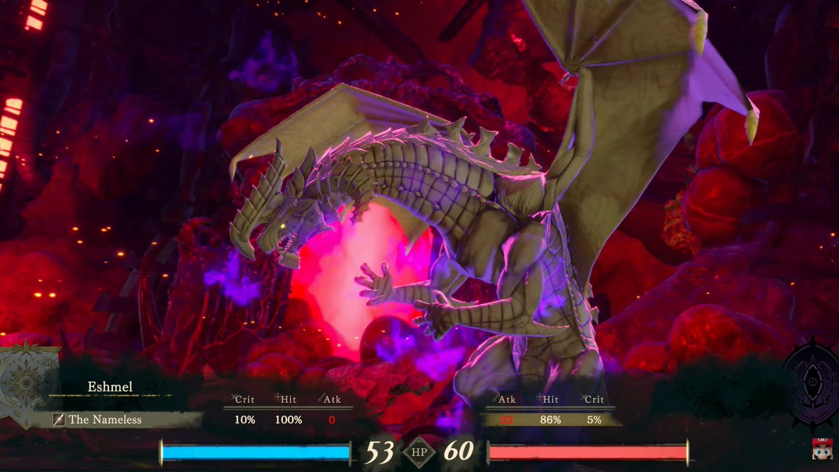 ValensEXP's tweet photo. Okay I know Fire Emblem's big bad being a fell dragon isnt exactly shocking...and i know technically its a demon god, but thats basically the same thing in this setting so... I WAS RIGHT? other person was right too GG lol https://t.co/g6iZRA1Rk9
