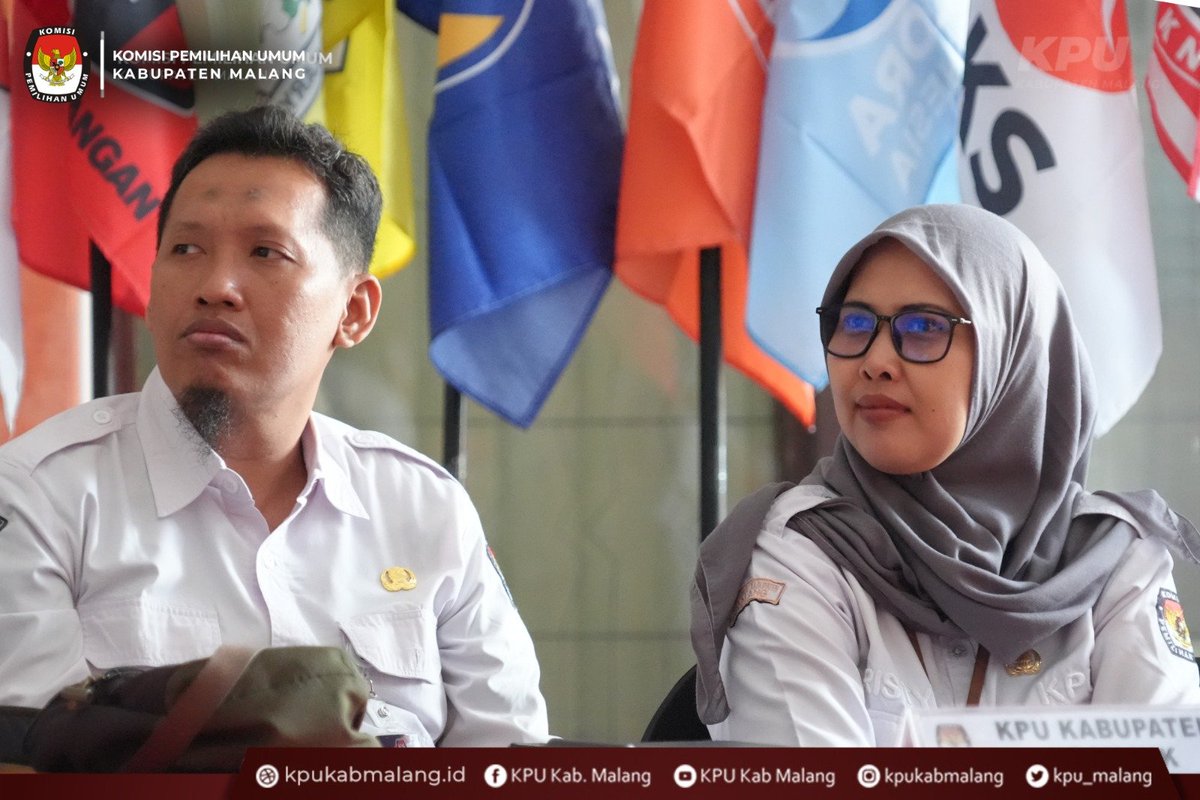 kpu_malang's tweet photo. Halo #TemanPemilih! KPU Kabupaten Malang menjadi salah satu dari 9 KPU Kabupaten/Kota di Jawa Timur yang diundang dalam Raker Penyusunan Modul Pendidikan Pemilih oleh KPU Provinsi Jawa Timur, di Kantor KPU Kabupaten Ponorogo pada 29–30 Juli 2026.

#KPUMelayani #KPUKabupatenMalang https://t.co/oB67yj9CRe
