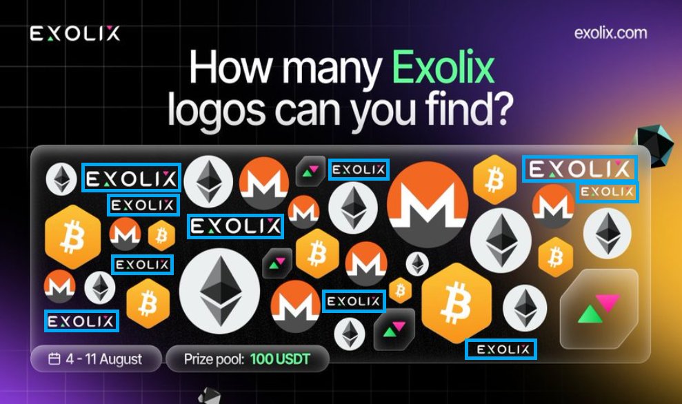 LuongHoi71's tweet photo. @exolix_com Answer: 10 Exolix logos https://t.co/G2HaGpTOwg