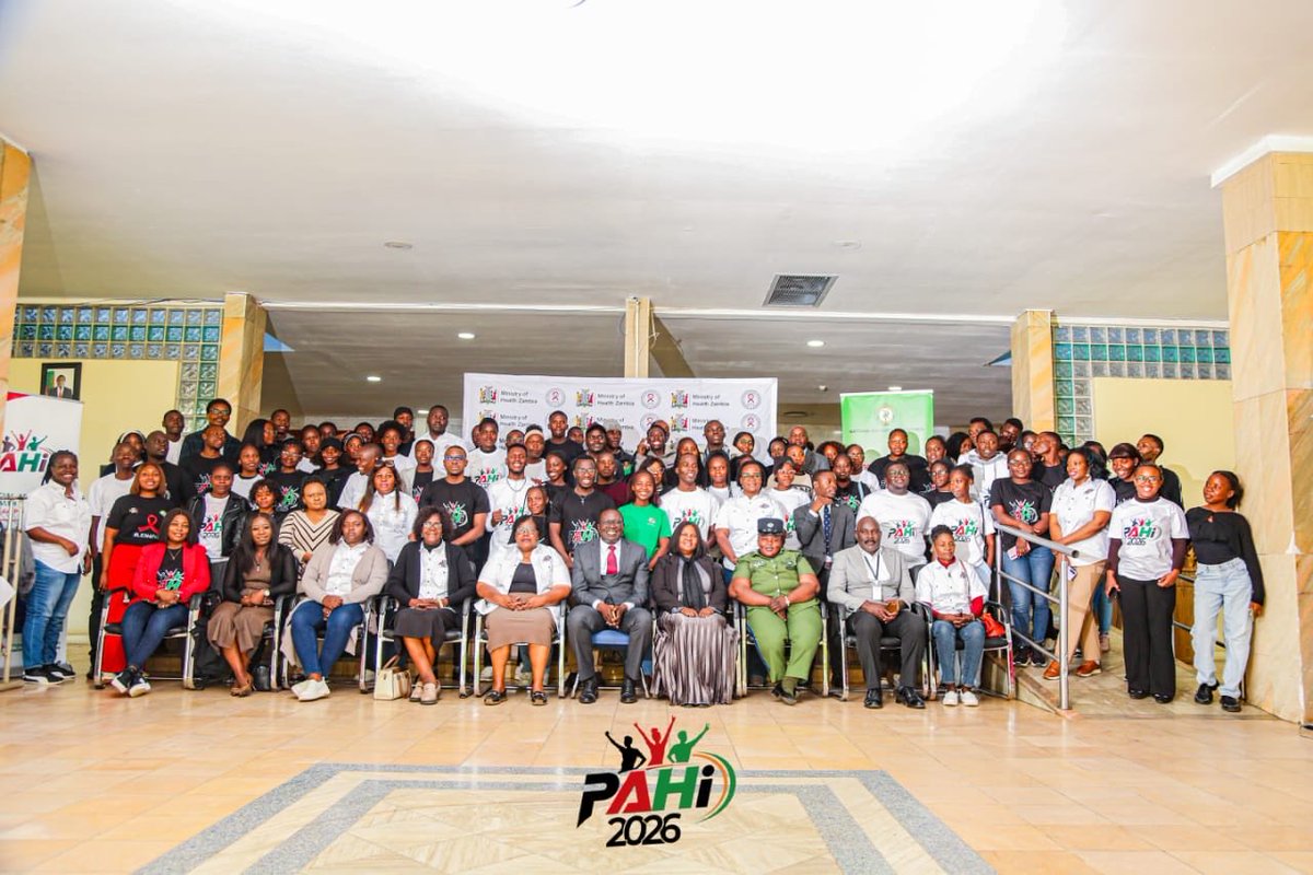 READY_Movement's tweet photo. At PAHI 2026 in Zambia 🇿🇲, READY young people engaged in discussion that focused on preventing new HIV infections, supporting adolescents and young people through youth-friendly spaces, expanding outreach to communities, and ensuring more young people have access to accurate HIV information and services.

We take every opportunity to advocate for a future that recognizes young people as leaders in all aspects of health. 

#WeAreREADY #READYMovement