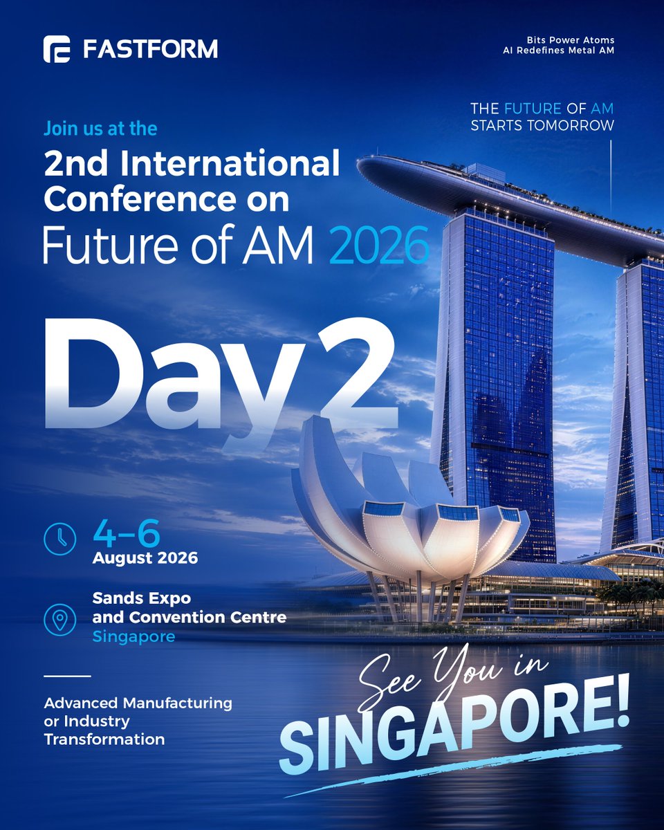 fastform3dprint's tweet photo. Day 2 in Singapore! 
At the 2nd International Conference on Future of AM 2026, FastForm shared insights on how metal AM enables integrated flow channels and next-generation liquid cooling solutions.

#LiquidCooling #Metal3DPrinting https://t.co/EfvaSKilGM