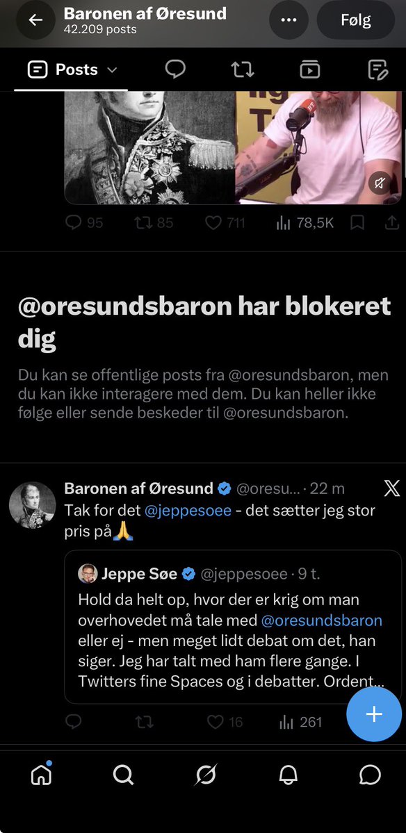 TankerUdennj's tweet photo. Gør dig selv den tjeneste ikke at nævne talmud’en overfor @oresundsbaron . Efter en længere dialog, hvor han forsvarede den satanistiske jødiske levemåde, endte jeg sgu med at blive blokeret. I 6 måneder nu , har jeg ikke kunne kommentere,det pisser mig af. 

#dkpol #dkmedier https://t.co/7StcURizfh