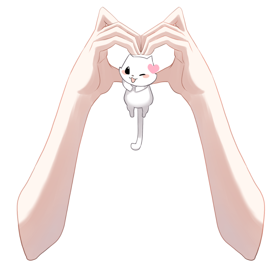 mochiya_verbeta's tweet photo. 🐱ねこみみハートの手素材🐱
いつも沢山の使用報告ありがとうございます！
ご自由にご利用ください✨

こういう素材欲しいと思ったらリプで教えてください♪

透過素材・商用利用はリプ欄より
▶︎編集、加工、サムネ、配信、動画⭕️ https://t.co/bpvbXxluNv