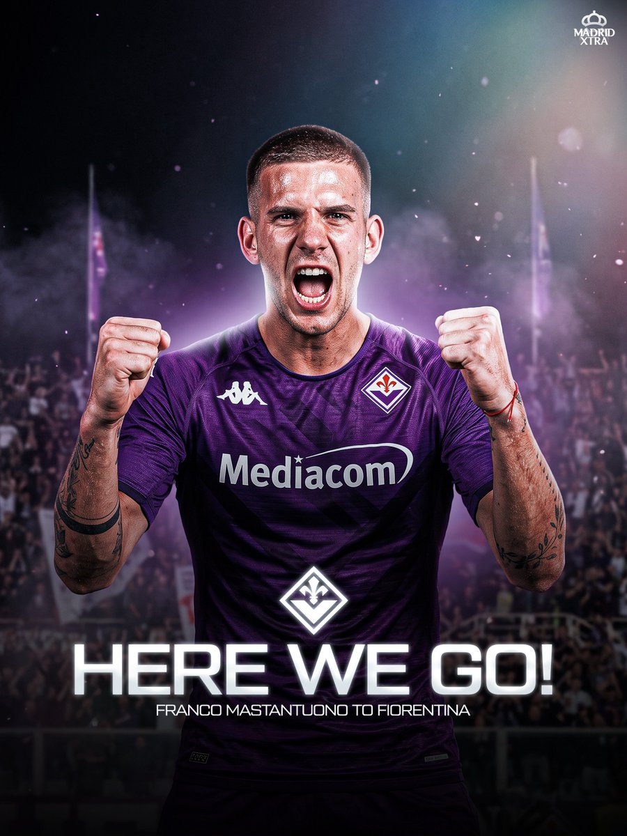 MadridXtra's tweet photo. 🚨💣 Franco Mastantuono to Fiorentina, HERE WE GO! https://t.co/wf5G0F4gJS
