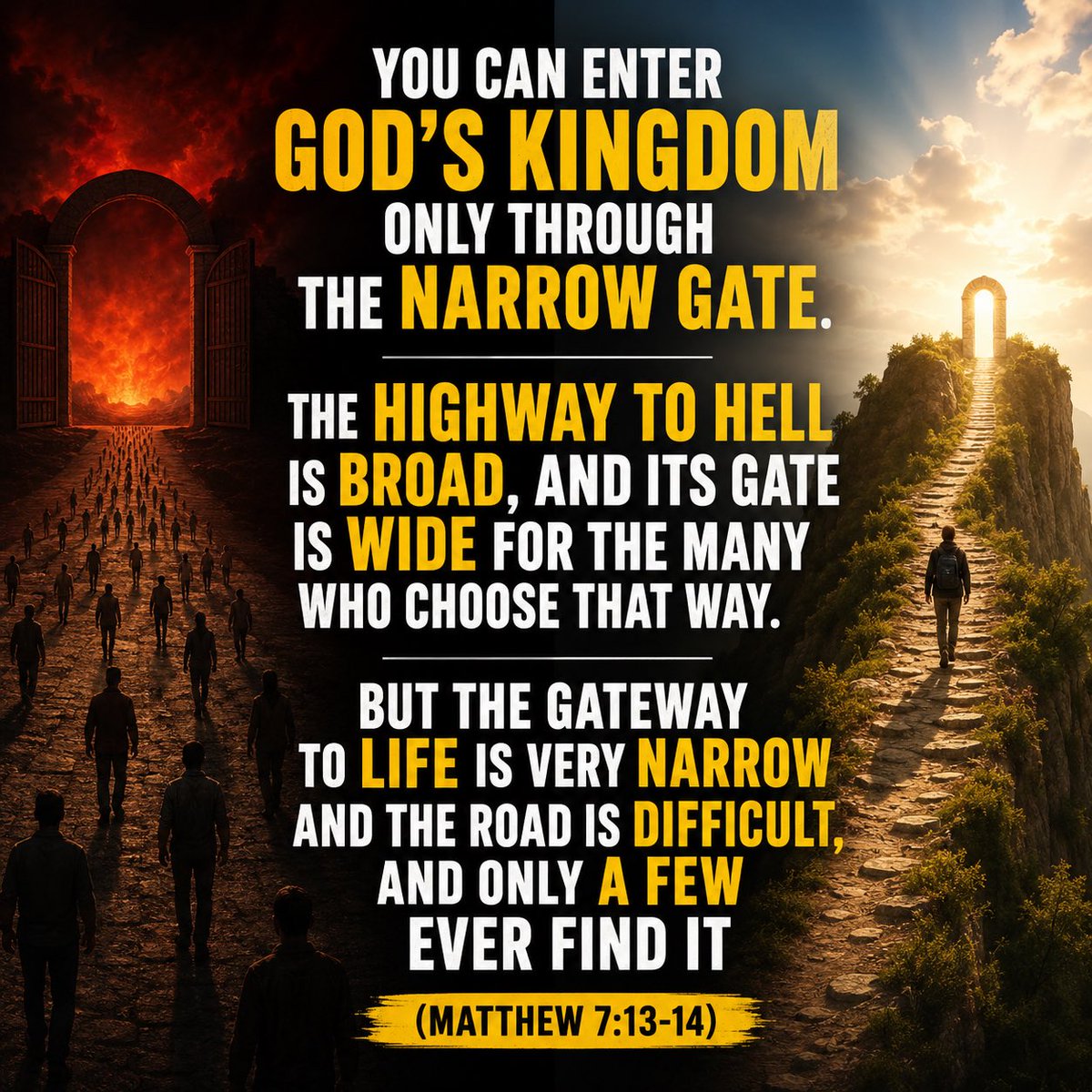 ForYourGlory2's tweet photo. Jesus is the only way. https://t.co/55JHaIhN74