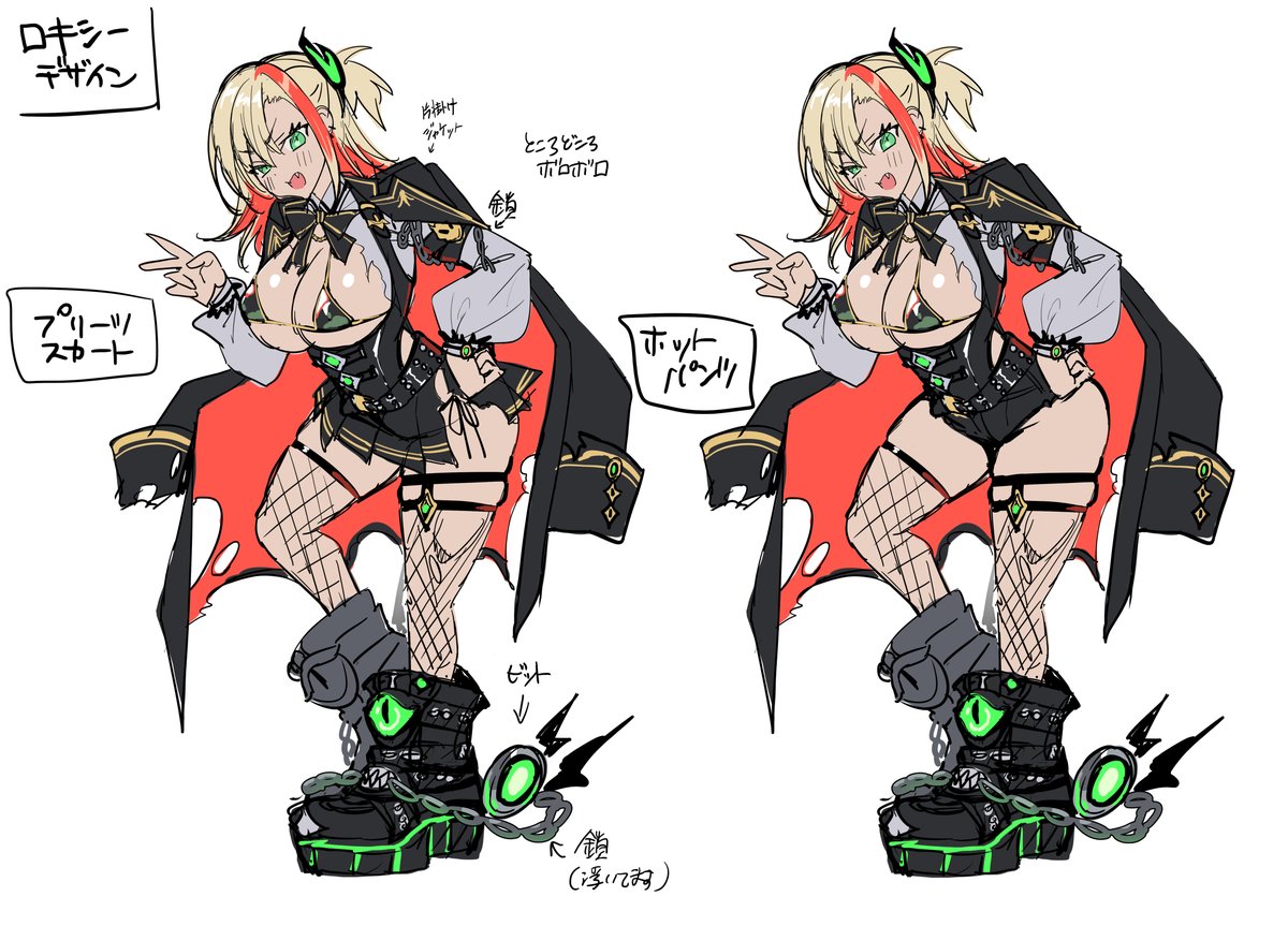 amidosansyoku's tweet photo. エデンズリッターグレンツェにて、新キャラクターのロキシー・ジンクスのデザインと原画を担当しました。
え〜…とってもピュアで元気なギャングの女の子です…！
靴が武器なので、脚をムッチムチにしました。 https://t.co/Ag3NucUJ6V