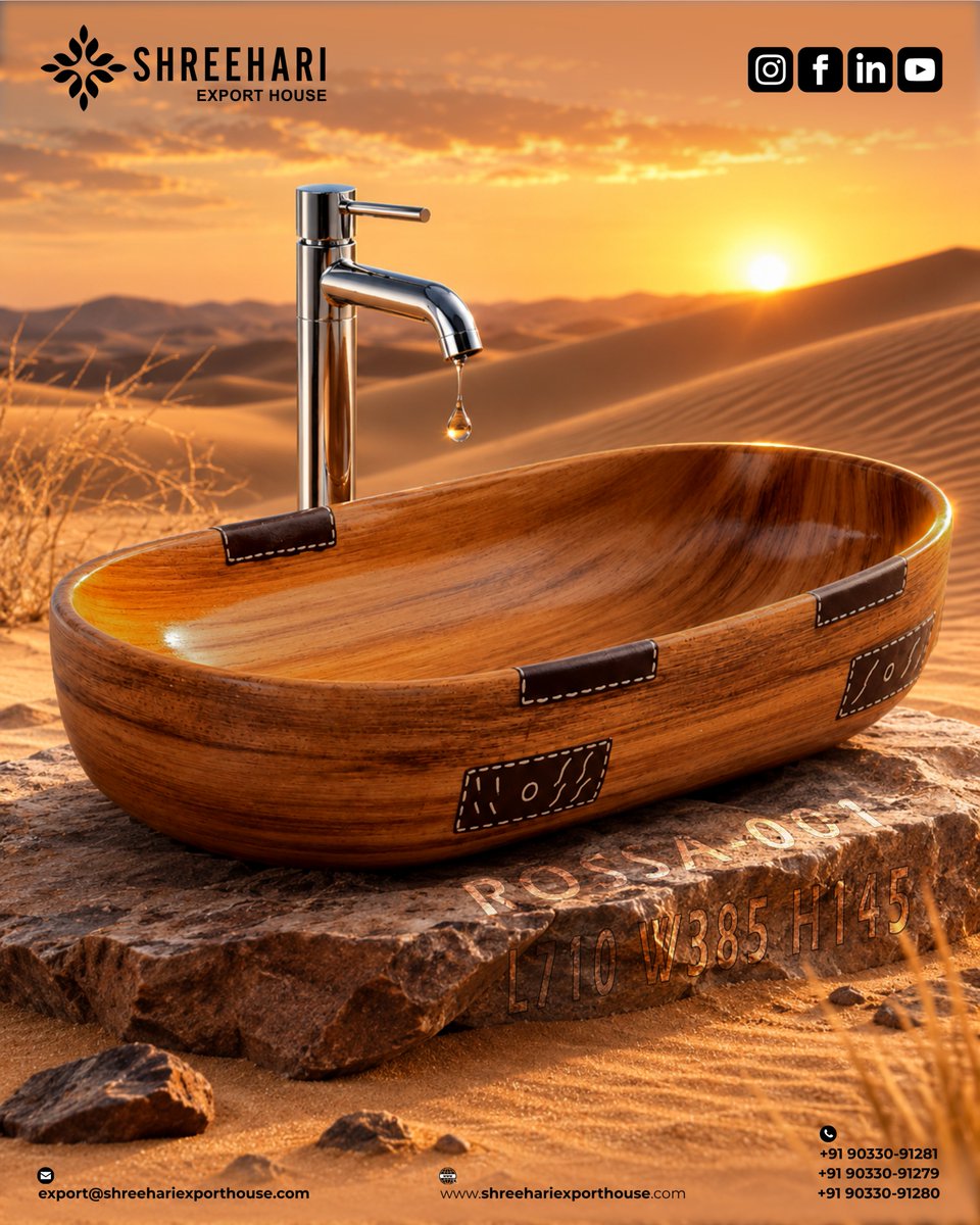 ShreeHariTrade's tweet photo. Elevate your commercial and hospitality projects with premium designer wash basins from Shree Hari Export House.

✨ Why Partner With Us?

• Extensive Range
• Featured Model in image
• Export Excellence
• Superior Craftsmanship https://t.co/MlMWPYikHM