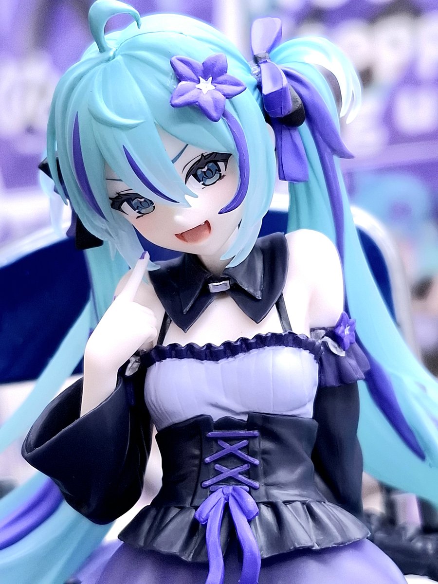 alpha_kashiwa's tweet photo. 【新登場プライズ】
初音ミク
ぬーどるストッパーフィギュア
Flower  Faily-桔梗-

よろしくお願いいたします！ https://t.co/MgZvGeUt8j