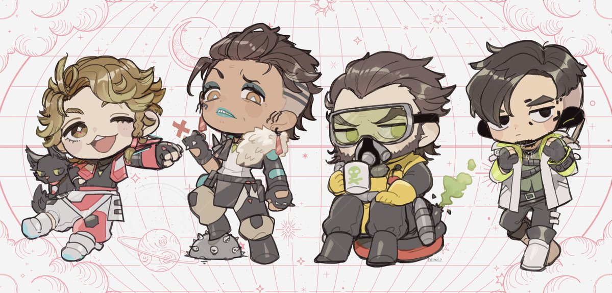 nemuKxapx's tweet photo. APEXミニキャラwip https://t.co/wbGdd6009U