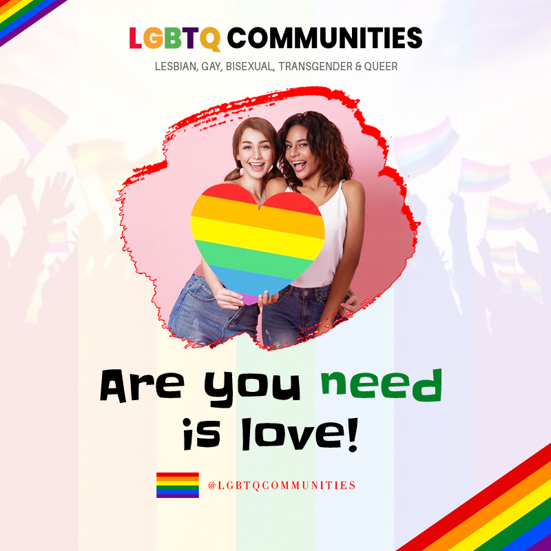 IndianLGBTQ's tweet photo. https://t.co/0xs6SBOXWD

Are you need is love!
Lesbian, Gay, Bisexual, Transgender &amp; Queer
#lgbtcommunities #queer #gay #lgbtq #lgbt https://t.co/aSLQKdeogl