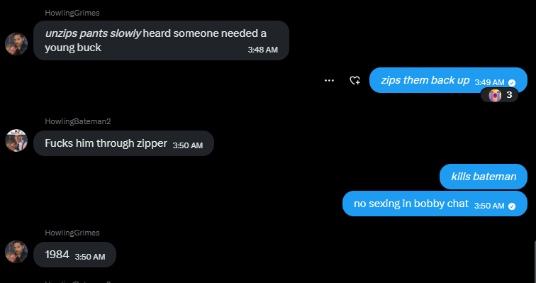 HowlingBobby0's tweet photo. bobby chat https://t.co/3lJBj3wyT3